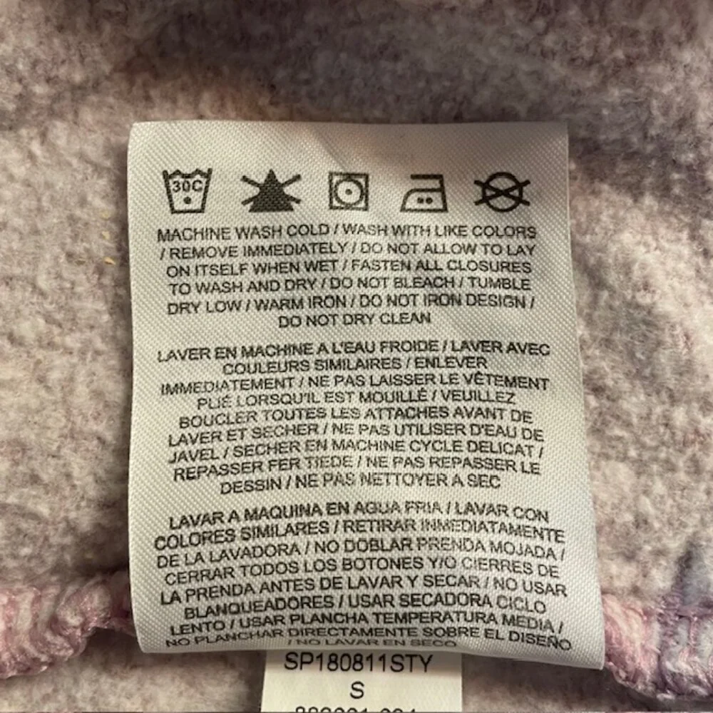 NIKE Heritage Full Zip Heather Mauve Bomber Jacket - Size Small - Picture 8 of 8